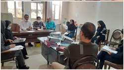 بازدید رئیس گروه سلامت کار معاونت بهداشتی دانشگاه از شبکه بهداشت و درمان شهرستان گرمسار